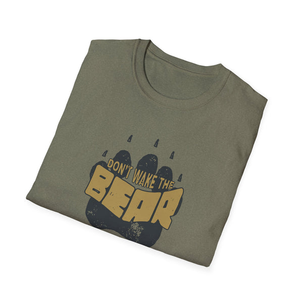 Don't Wake the Bear Outdoor Themed TShirt Fathers Day Gift Idea