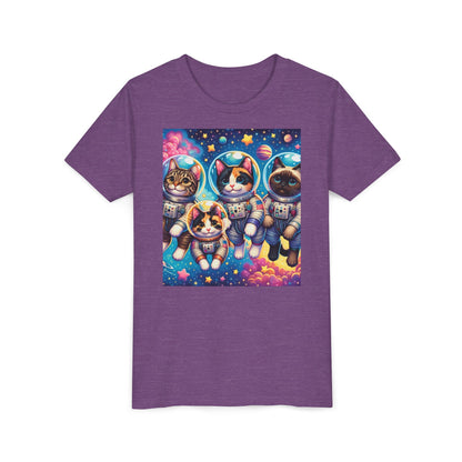 Kids Cats In Space TShirt Kids Graphic Tee