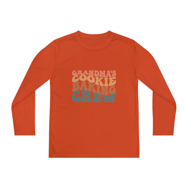 Kids Long Sleeve Grandma Cookie Baking Crew