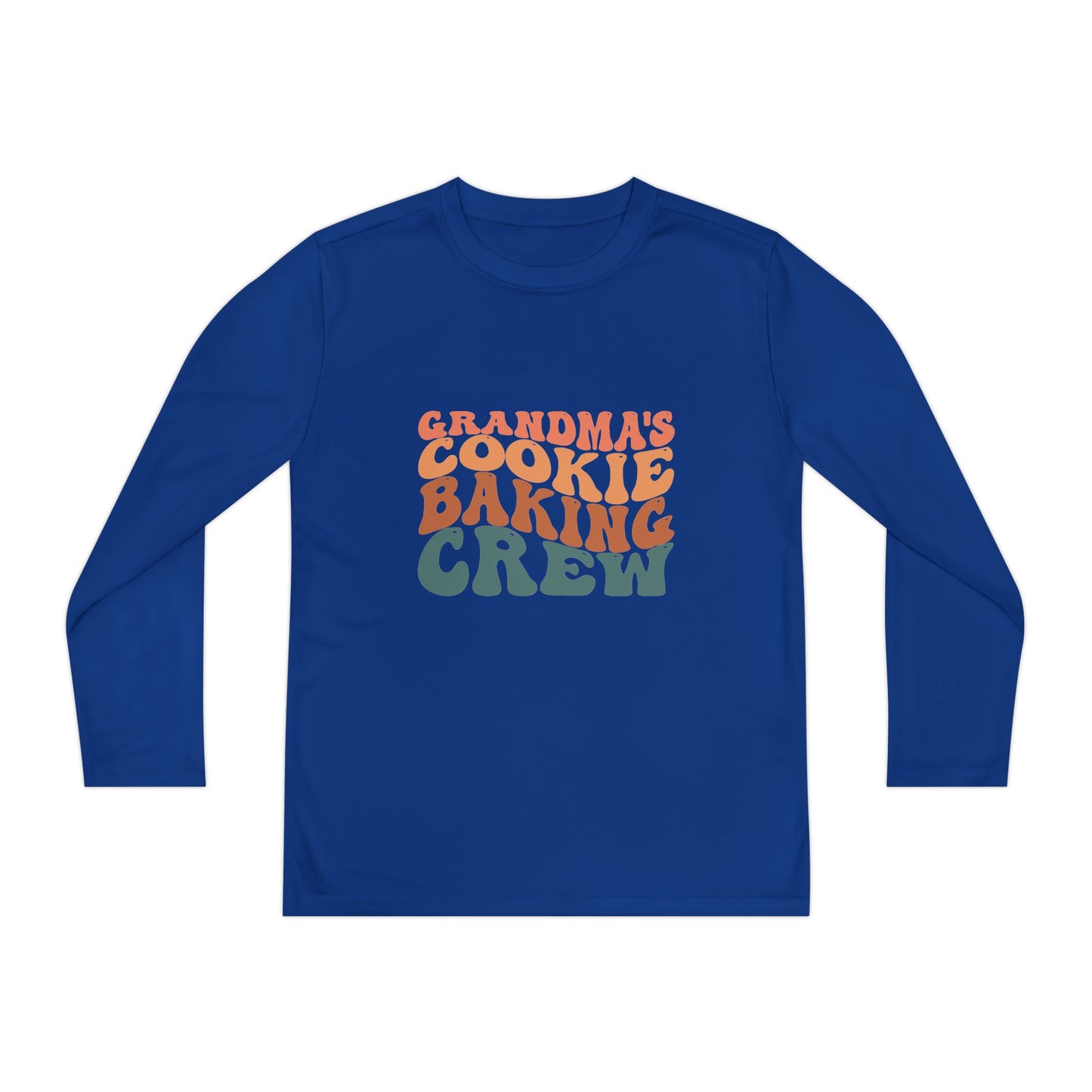 Kids Long Sleeve Grandma Cookie Baking Crew