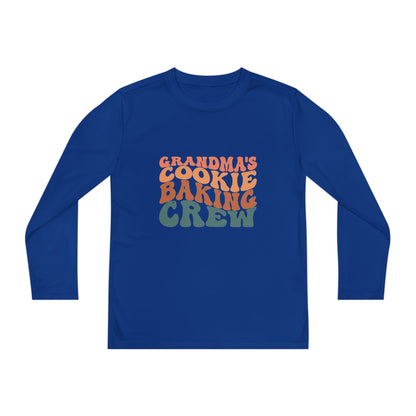 Kids Long Sleeve Grandma Cookie Baking Crew