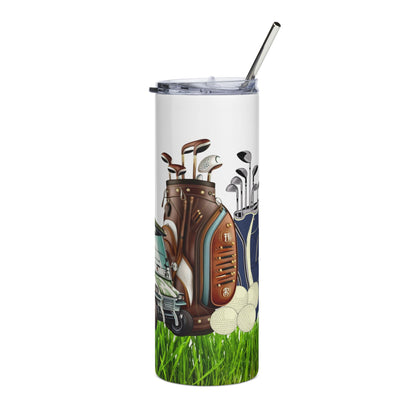 Eat Sleep Golf Repeat - 20oz Stainless Steel Tumbler