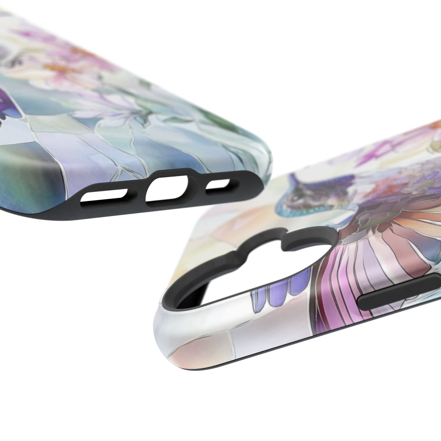 Stained Glass Hummingbird MagSafe iPhone Case