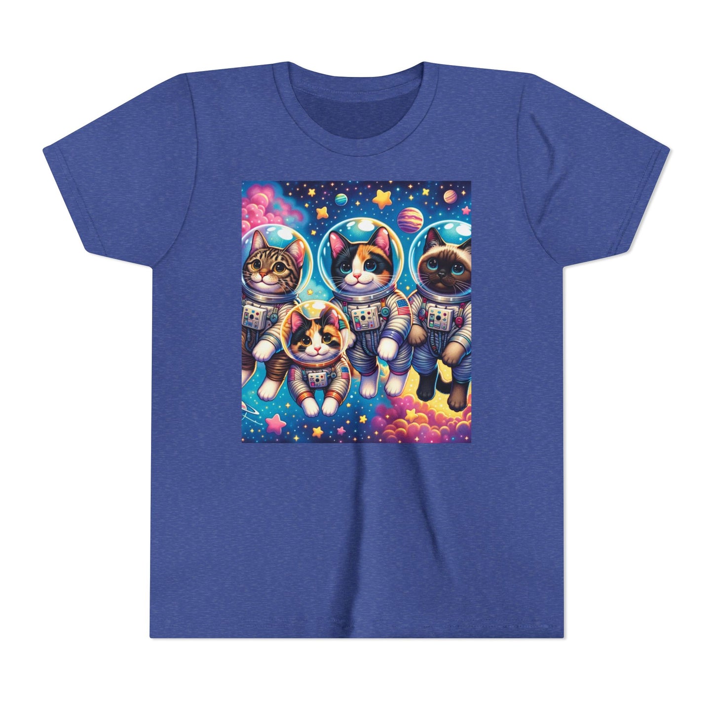 Kids Cats In Space TShirt Kids Graphic Tee