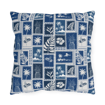 Palm Trees & Pineapples Tropical - Outdoor Pillow