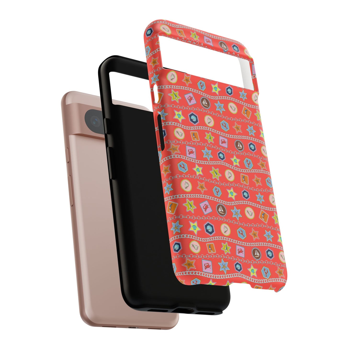 Colorful Summer Icon Patterned Phone Case - iPhone, Pixel, and Samsung Galaxy