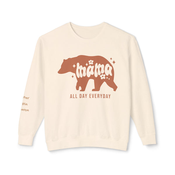 Mama Bear - Lightweight Crewneck Sweatshirt
