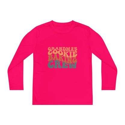 Kids Long Sleeve Grandma Cookie Baking Crew