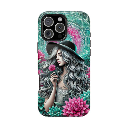 Boho Chic Floral MagSafe iPhone Case