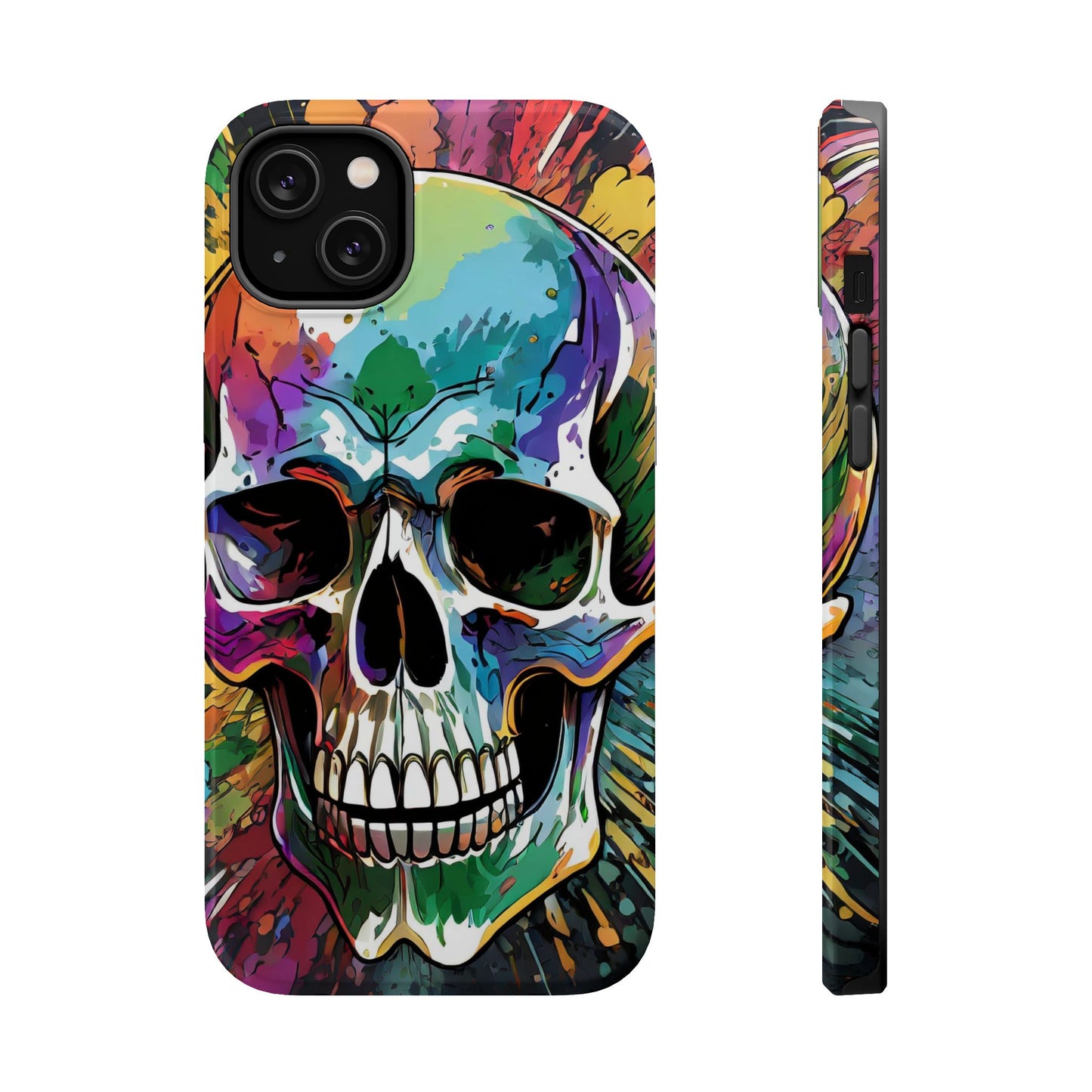 Graffiti Skull - MagSafe iPhone Tough Case