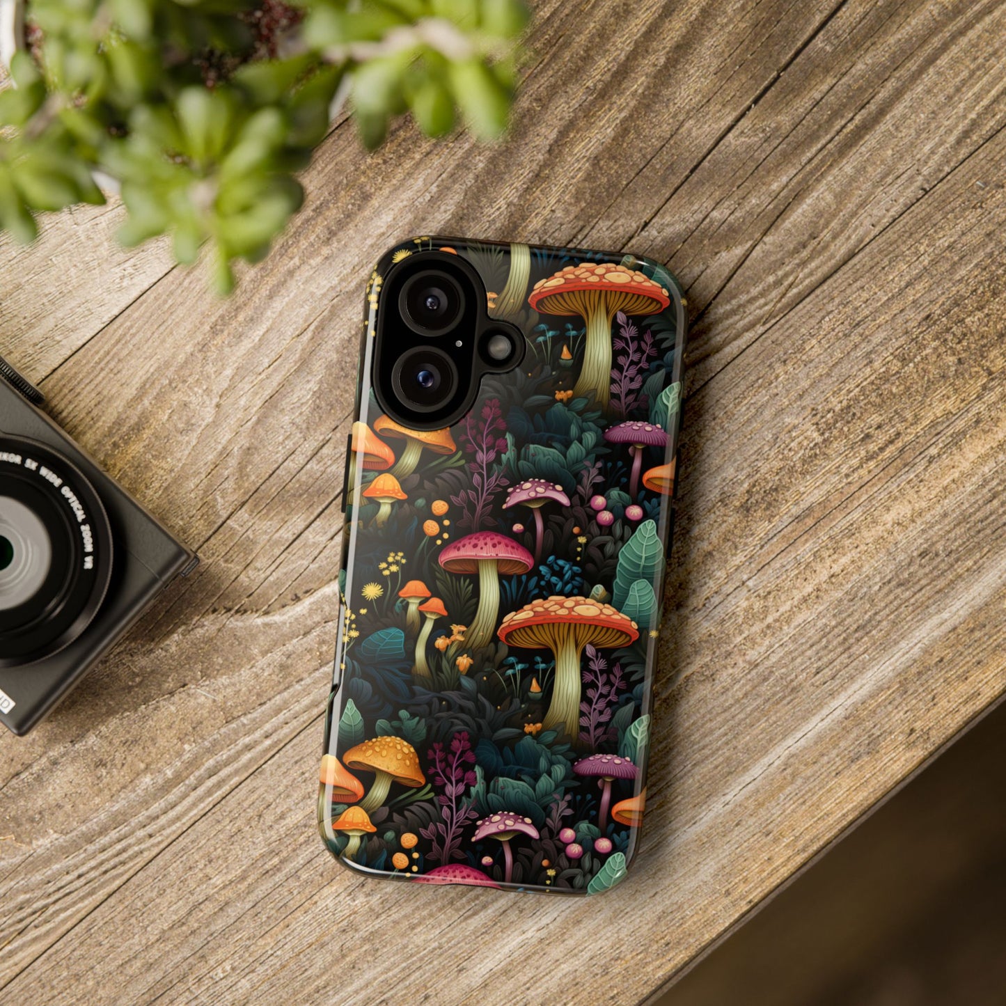 Mushroom Forest Colorful Fungi Phone Case