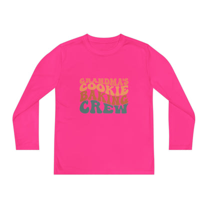 Kids Long Sleeve Grandma Cookie Baking Crew