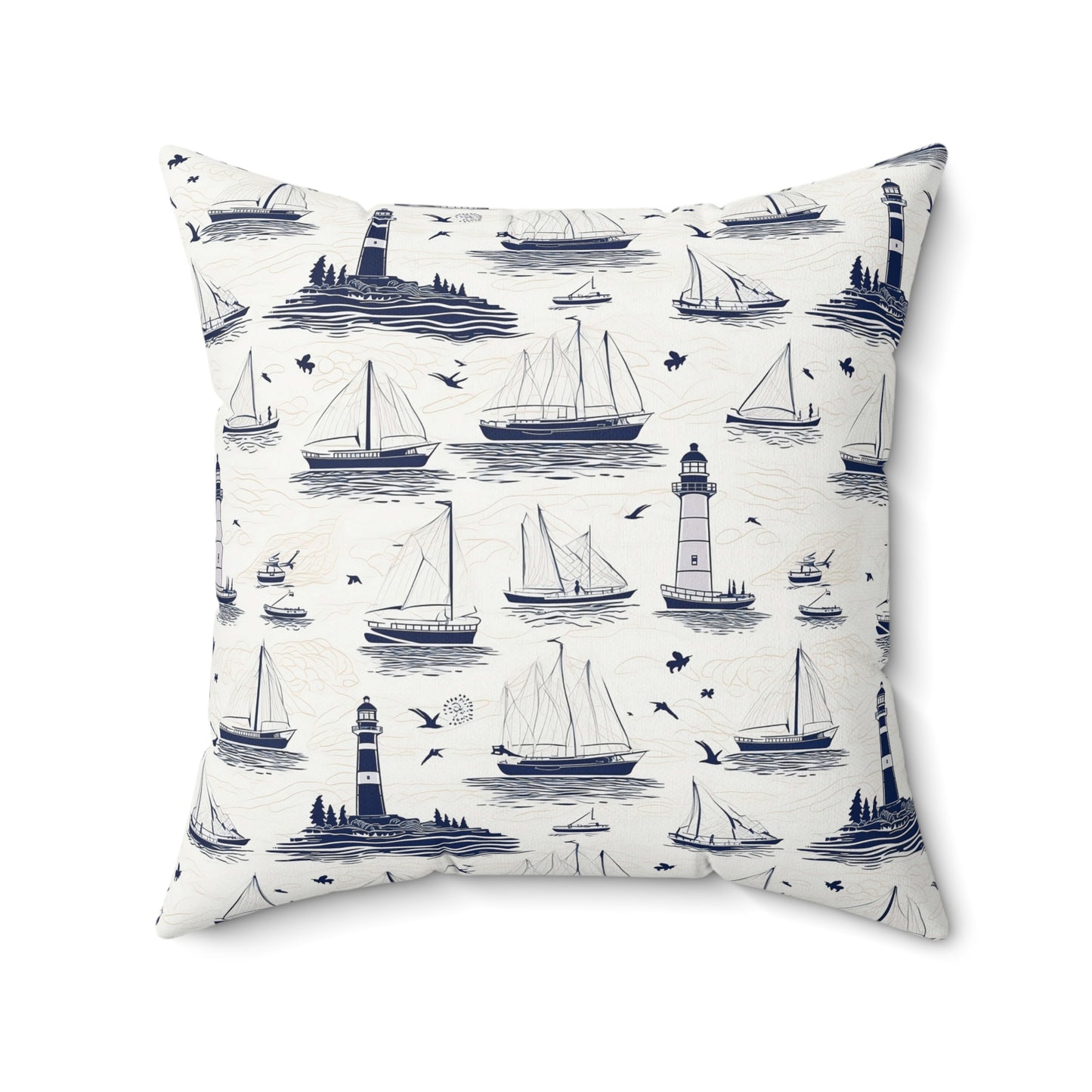 Nautical Throw Pillow