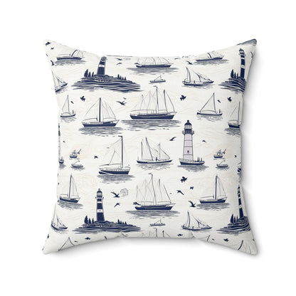 Nautical Throw Pillow
