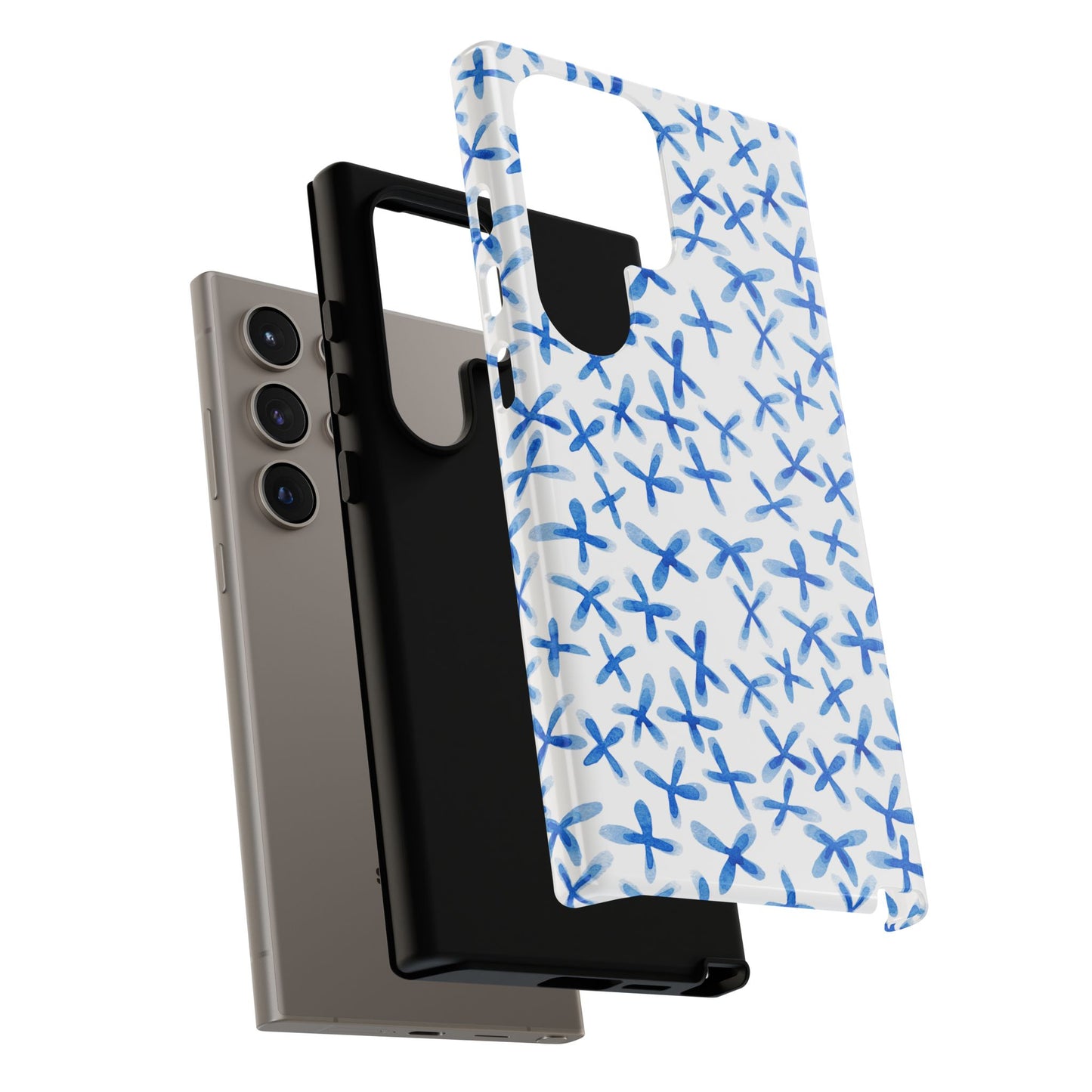 Pastel Blue Floral - Phone Case - iPhone, Samsung, Pixel