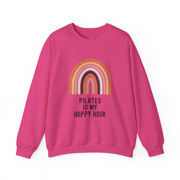 Pilates Is My Happy Hour Sweatshirt Crewneck Sweatshirt