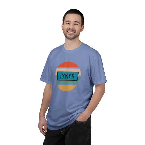 IYKYK Vintage Style Tee with Retro Rainbow