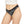 Gothic Skull and Floral Print Thong