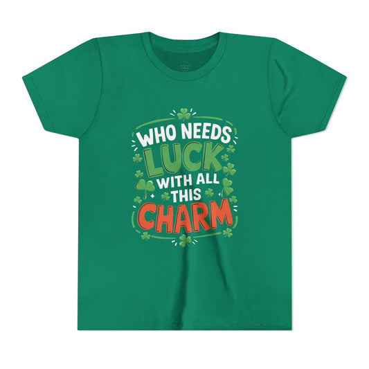 Youth Luck Charm Tee - Perfect for St. Patrick's Day Celebrations