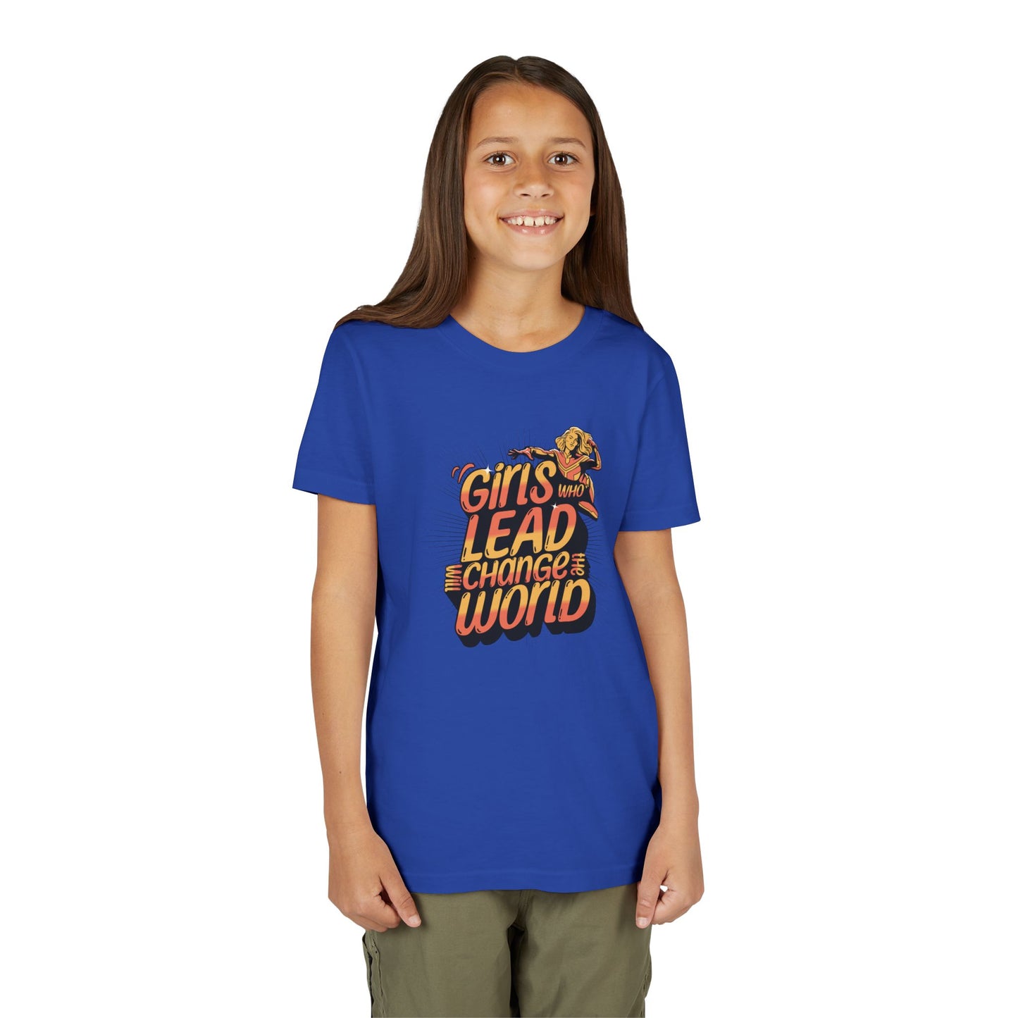 Girls Who Lead Will Change the World - Youth Tee