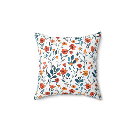 Colorful Wildflower - Indoor Throw Pillow