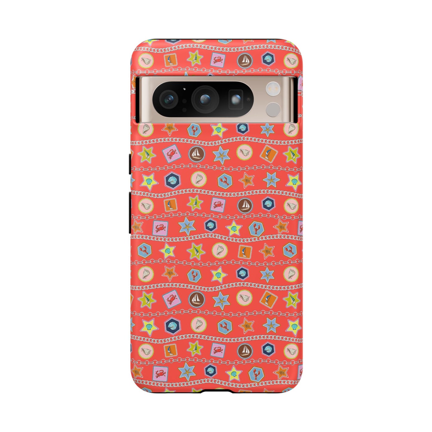 Colorful Summer Icon Patterned Phone Case - iPhone, Pixel, and Samsung Galaxy