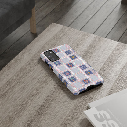 Lobsters Sailboats Seashells - Cell Phone Tough Case