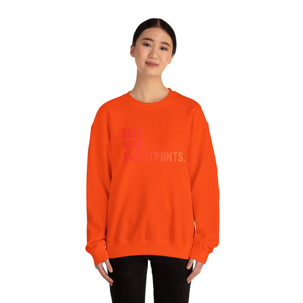 Beer Wine Sweatpants Crewneck Sweatshirt