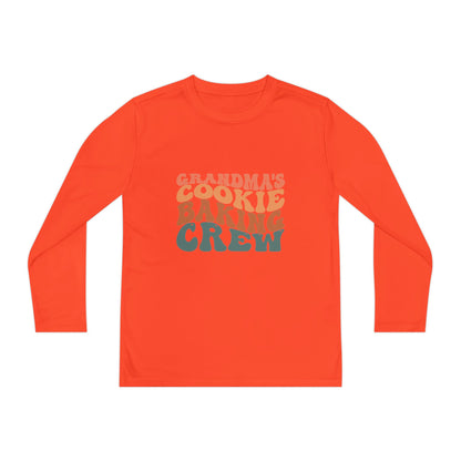 Kids Long Sleeve Grandma Cookie Baking Crew