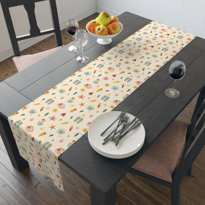Flip Flop & Seashell Table Runner