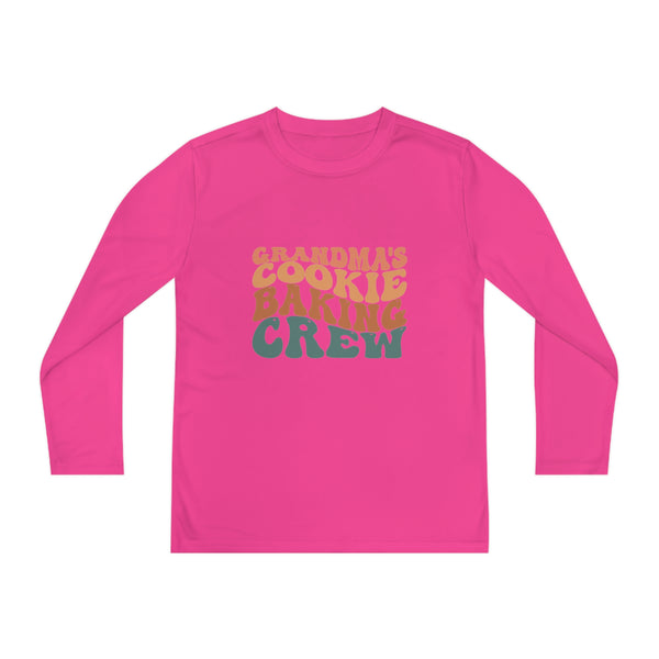 Kids Long Sleeve Grandma Cookie Baking Crew
