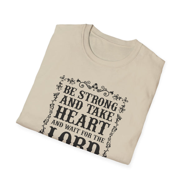 Psalm 27 Softstyle T-Shirt Christian Scripture Shirt