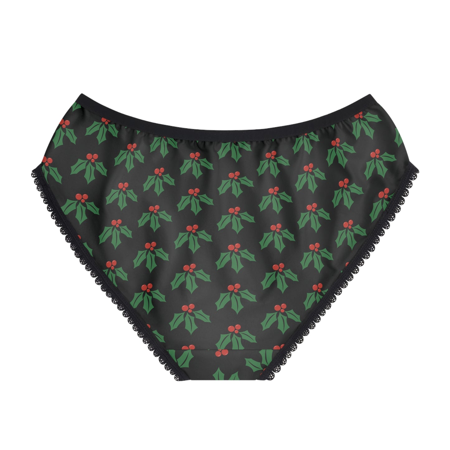 Mistletoe Women's Patterned Brief, Mistletoe Womens Underwear, Christmas Gift, Idea Stocking Stuffer , Gift For Girlfriend, Gift for Wife