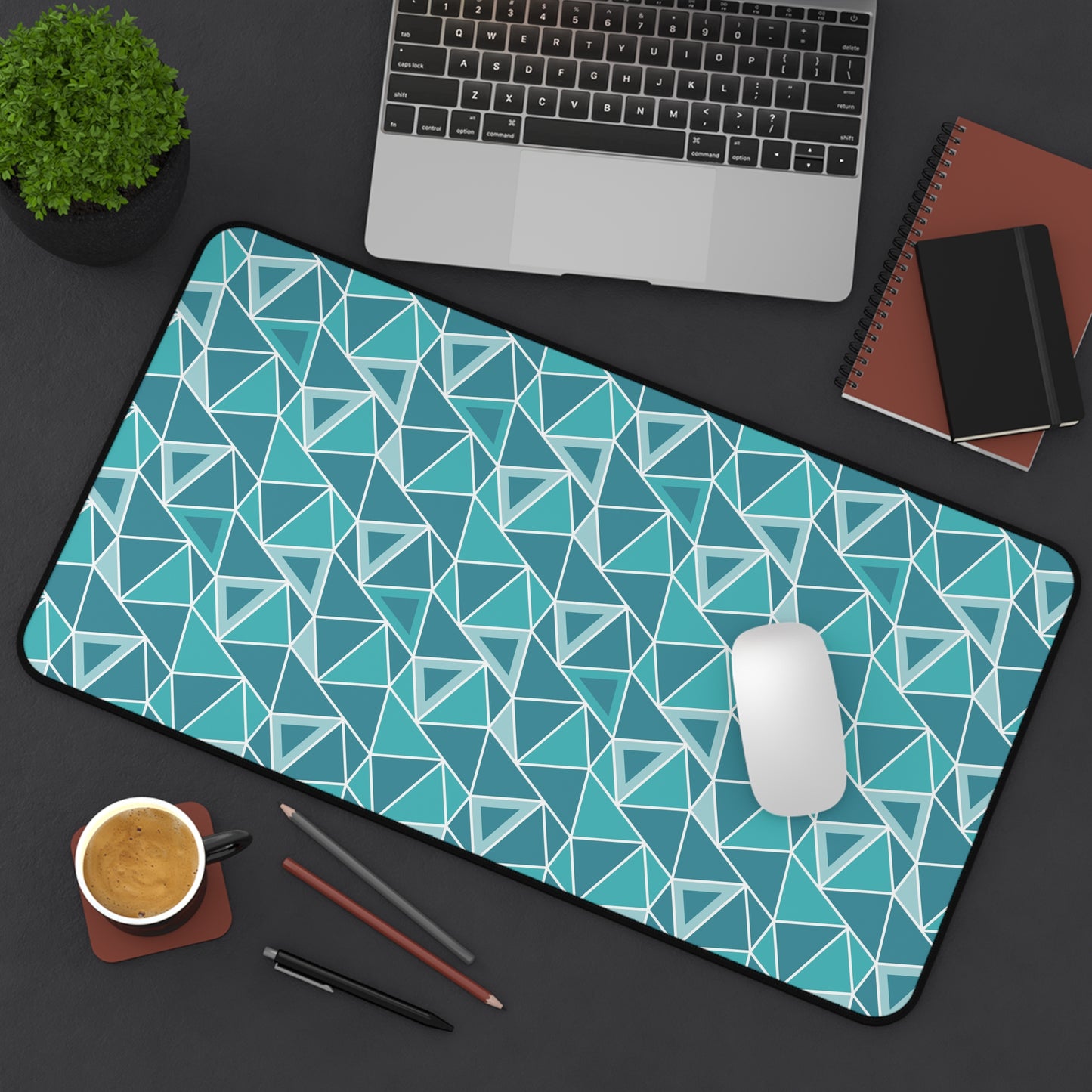 Geometric Pattern Desk Mat