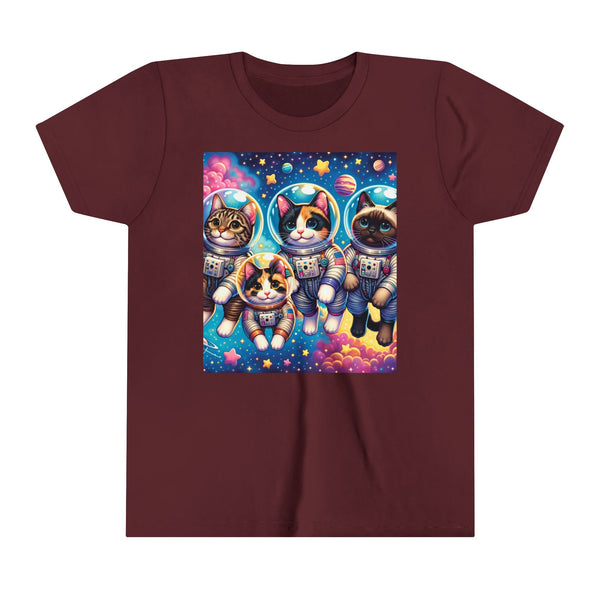 Kids Cats In Space TShirt Kids Graphic Tee
