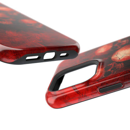Red Skulls MagSafe iPhone Case