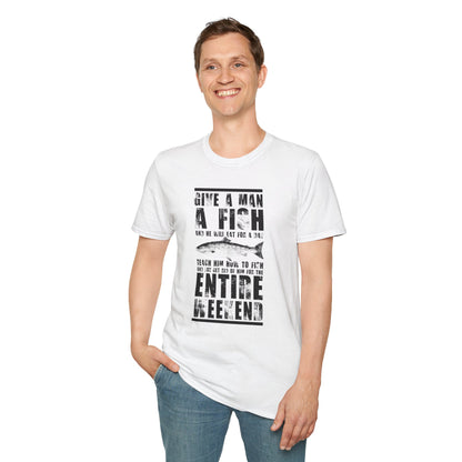 Give a Man a Fish - Unisex Softstyle T-Shirt