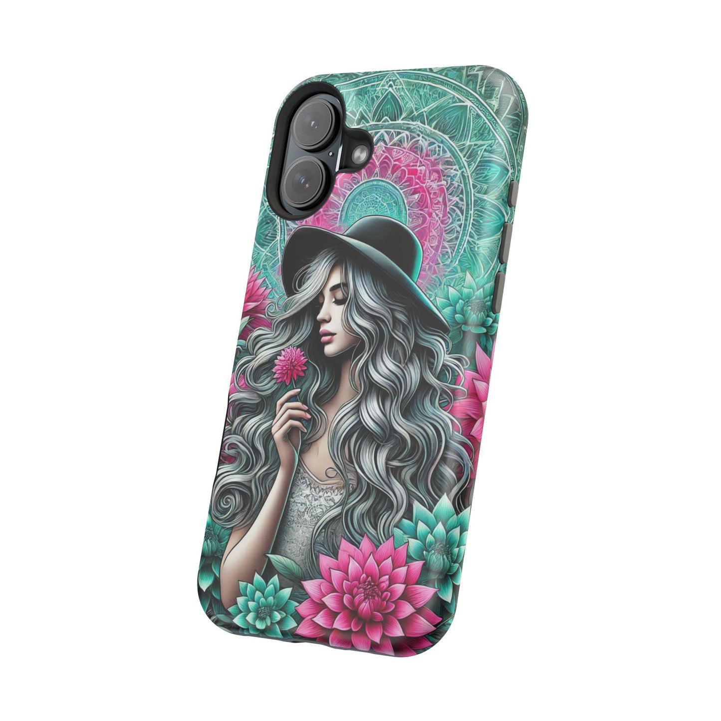 Boho Chic Floral MagSafe iPhone Case