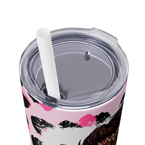 Raising My Husband Is Exhausting - Skinny 20oz Tumbler with Straw