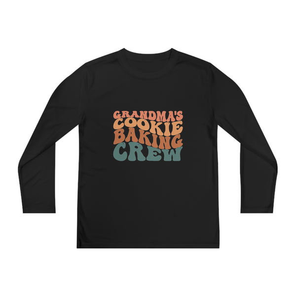 Kids Long Sleeve Grandma Cookie Baking Crew