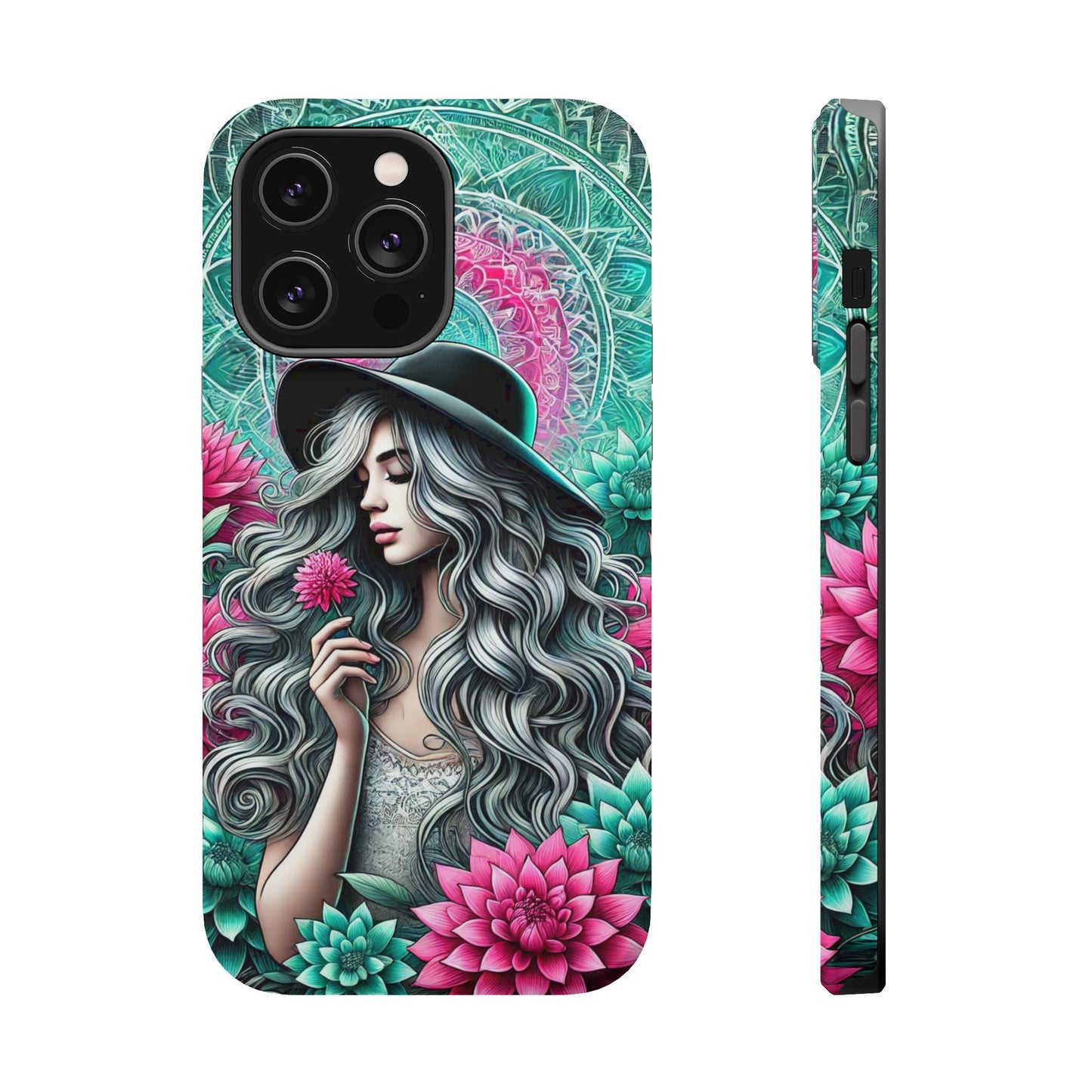 Boho Chic Floral MagSafe iPhone Case
