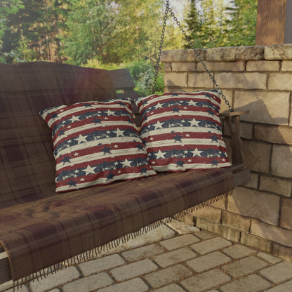 Stars & Stripes - Outdoor Throw Pillow