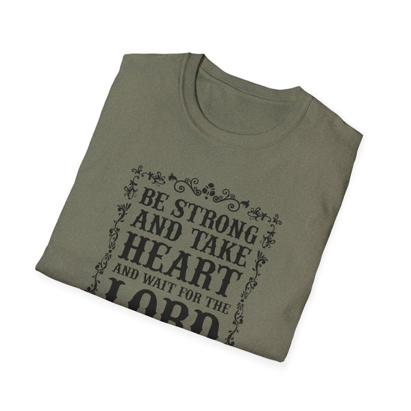 Psalm 27 Softstyle T-Shirt Christian Scripture Shirt