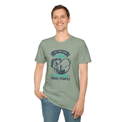 I Like Fishing and 3 People - Classic T-Shirt