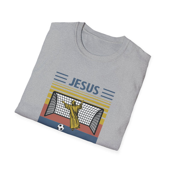 Jesus Saves Unisex Softstyle T-Shirt Funny TShirt Christian TShirt