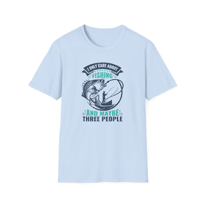 I Like Fishing and 3 People - Classic T-Shirt