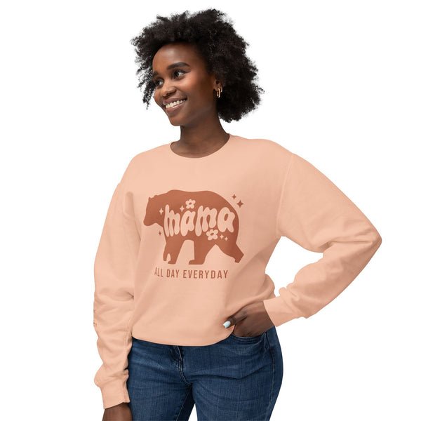 Mama Bear - Lightweight Crewneck Sweatshirt