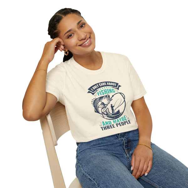 I Like Fishing and 3 People - Classic T-Shirt