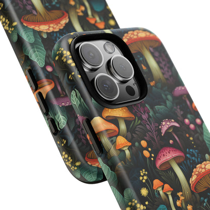 Mushroom Forest Colorful Fungi Phone Case