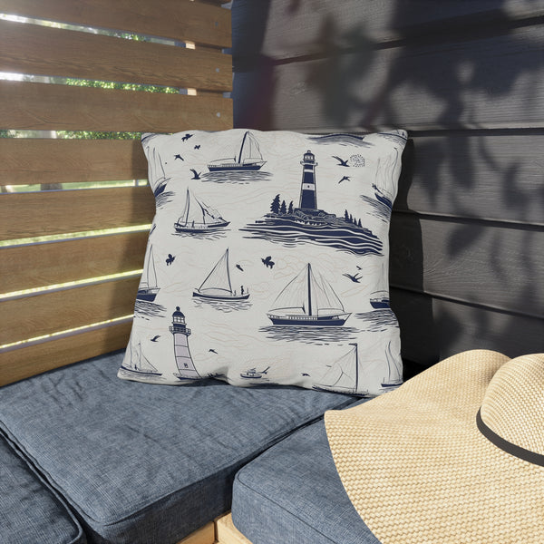 Nautical - Outdoor Throw Pillow